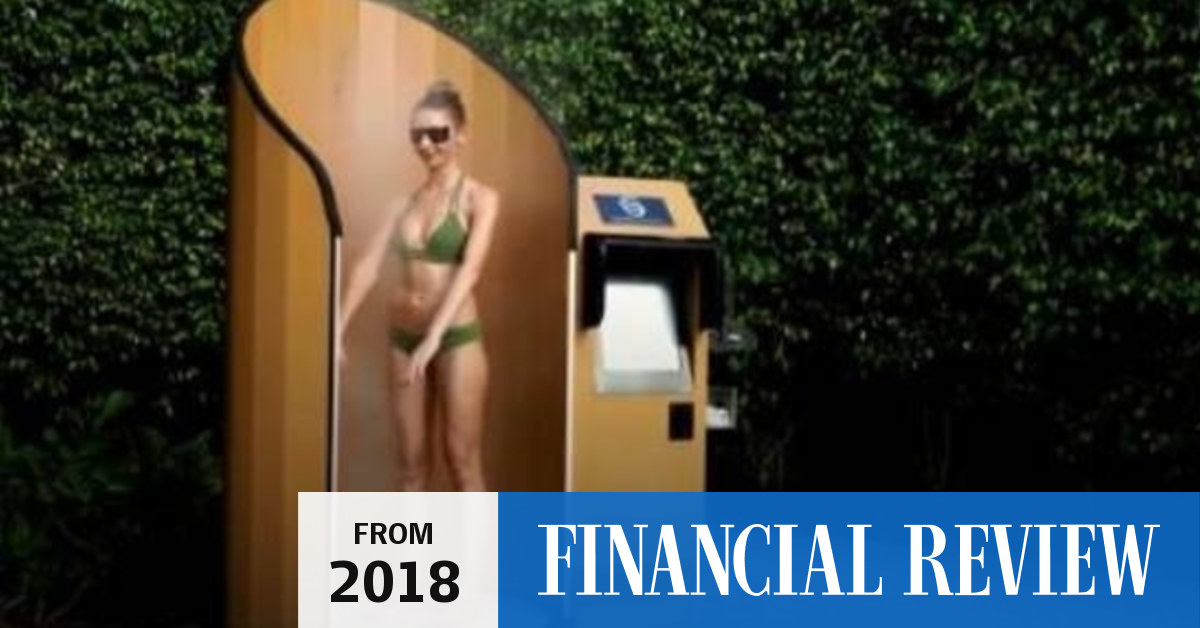 SnappyScreen sunscreen booths can give you fullbody coverage in 10 seconds